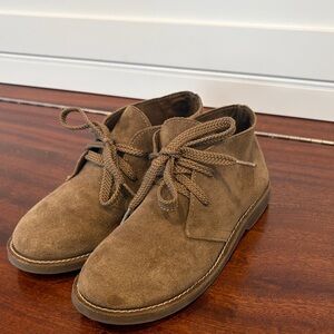 J. Crew Kids Tan Suede Lace-Up Chukka Boots